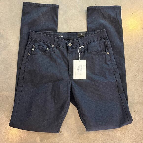 AG Adriano GoldSchmied Everett Slim Stright Albony dark blue men pant size 29x34